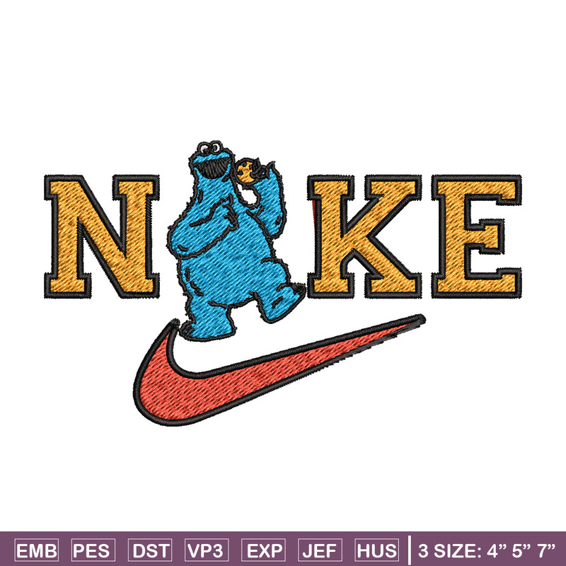 Nike green cartoon Embroidery Design, Nike Embroidery, Brand Embroidery, Embroidery File, Logo shirt, Digital download.jpg