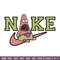 Nike patrick cute Embroidery Design, Spongebob Embroidery, Nike Embroidery, Embroidery File, Logo shirt,Digital download.jpg