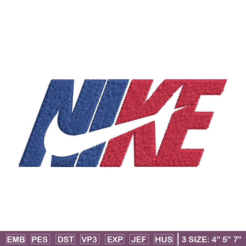 Nike red blue design Embroidery Design, Brand Embroidery, Nike Embroidery, Embroidery File, Logo shirt, Digital download.jpg