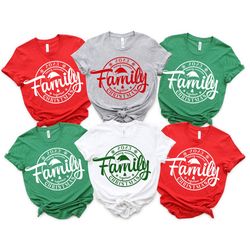 family christmas shirts, custom christmas shirt funny family matching christmas tshirt group tshirts most likely to 2023