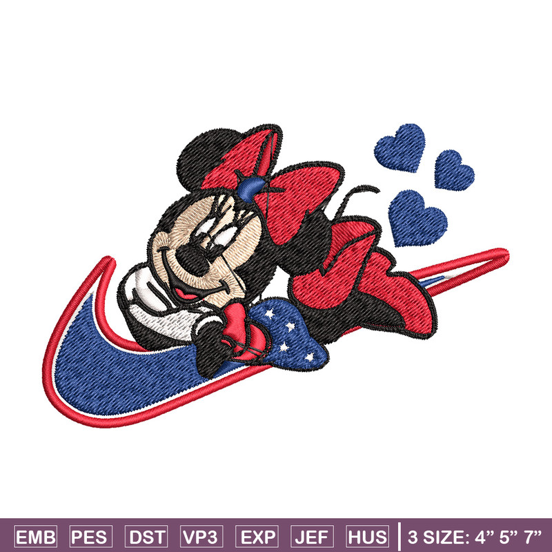 Nike x minnie Embroidery Design, Mickey Embroidery, Nike Embroidery, Embroidery File, Logo shirt, Digital download.jpg