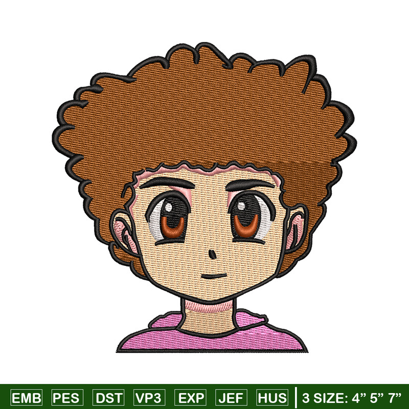 Girl cartoon embroidery design, Girl cartoon embroidery, logo design, embroidery file, cartoon shirt, Digital download..jpg