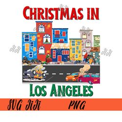 Christmas In Los Angeles PNG, Holiday Christmas PNG