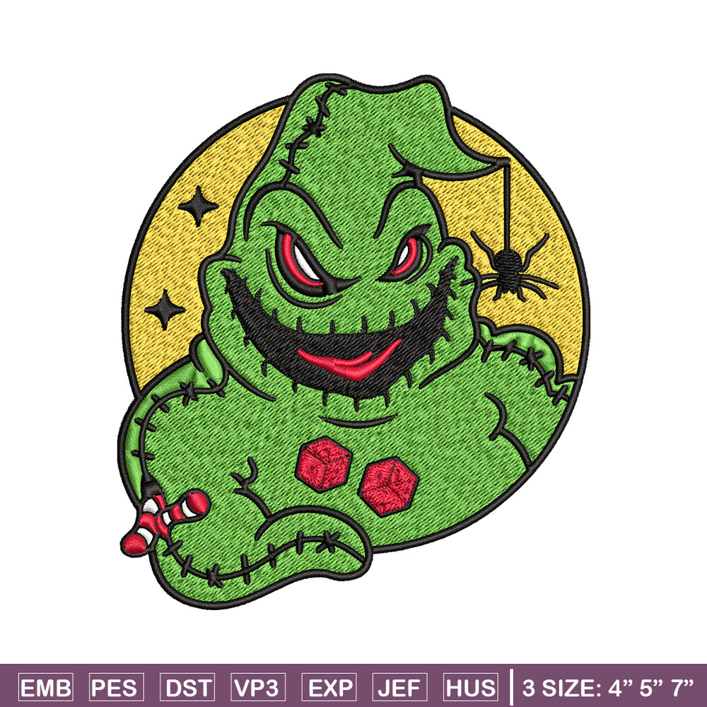 Oogie Boogie laugh Embroidery design, Oogie Boogie Embroidery, halloween design, Embroidery File, Digital download..jpg