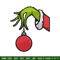 Grinch Hand Stock Illustrations Embroidery design, Grinch Embroidery, Embroidery File, Grinch design, Instant download..jpg
