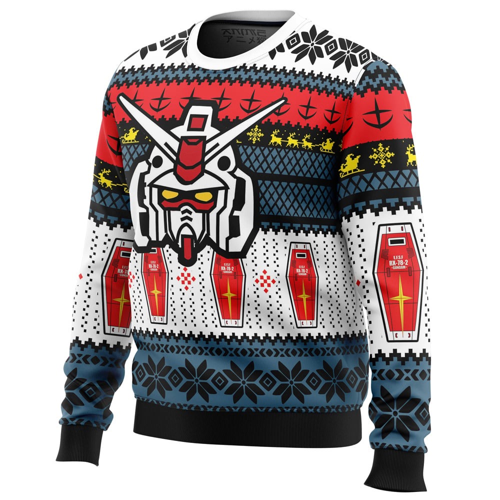 RX 78 Gundam All Over Print Hoodie 3D Zip Hoodie 3D Ugly Christmas Sweater 3D Fleece Hoodie