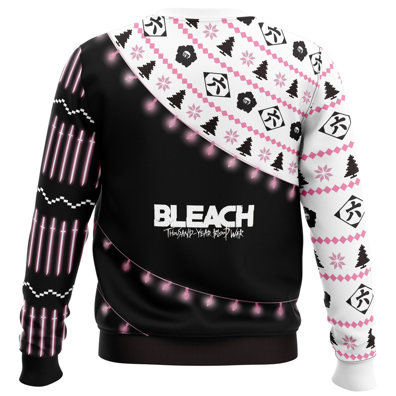 Byakuya Kuchiki Bleach Thousand-Year Blood War Hoodie 3D Zip Hoodie 3D Ugly Christmas Sweater 3D Fleece Hoodie