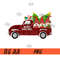 Three-Gnomes-in-Red-Truck-PNG,-With-Merry-Christmas-Tree-PNG.jpg
