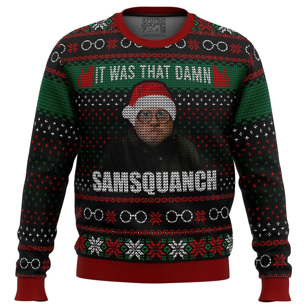 Trailer Park Boys Samsquanch All Over Print Hoodie 3D Zip Hoodie 3D Ugly Christmas Sweater 3D Fleece Hoodie