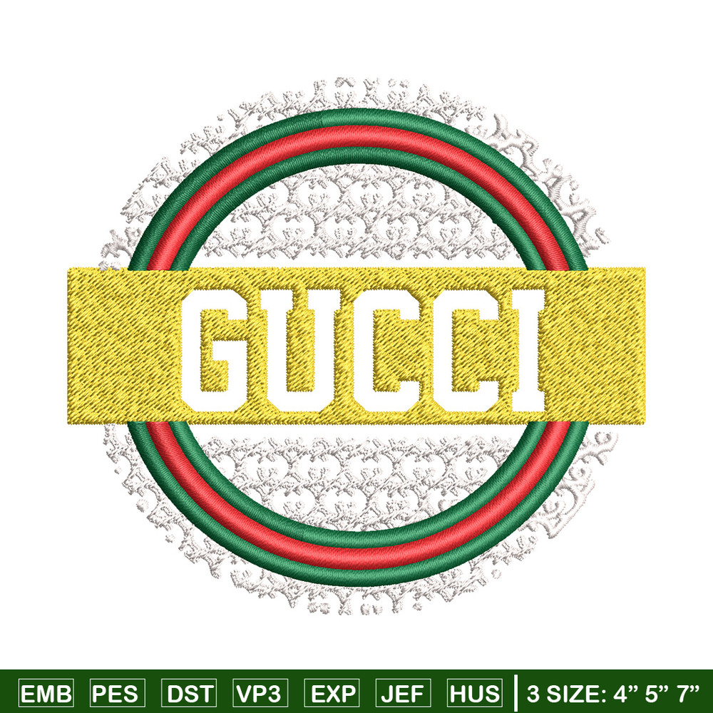 Gucci logo Embroidery Design, Gucci Embroidery, Brand Embroidery, Logo shirt, Embroidery File, Digital download.jpg