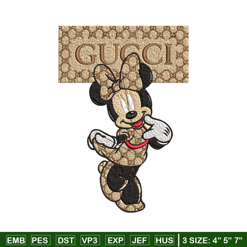 Gucci Minnie Embroidery design, Gucci Minnie Embroidery, Disney design, Embroidery File, cartoon shirt, Digital download.jpg