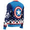 Captain America All Over Print Hoodie 3D Zip Hoodie 3D Ugly Christmas Sweater 3D Fleece Hoodie