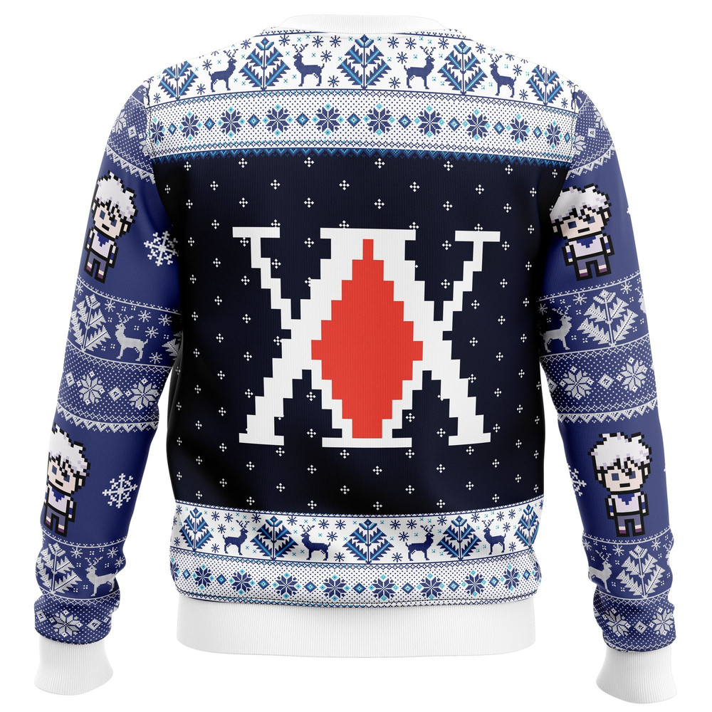 Killua Zoldyck v2 Hunter X Hunter All OVer Print Hoodie 3D Zip Hoodie 3D Ugly Christmas Sweater 3D Fleece Hoodie