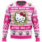 Hello Kitty is Coming to Town All OVer Print Hoodie 3D Zip Hoodie 3D Ugly Christmas Sweater 3D Fleece Hoodie