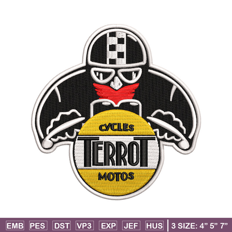 Terrot logo embroidery design, Terrot logo embroidery, logo design, embroidery file, logo shirt, Digital download..jpg