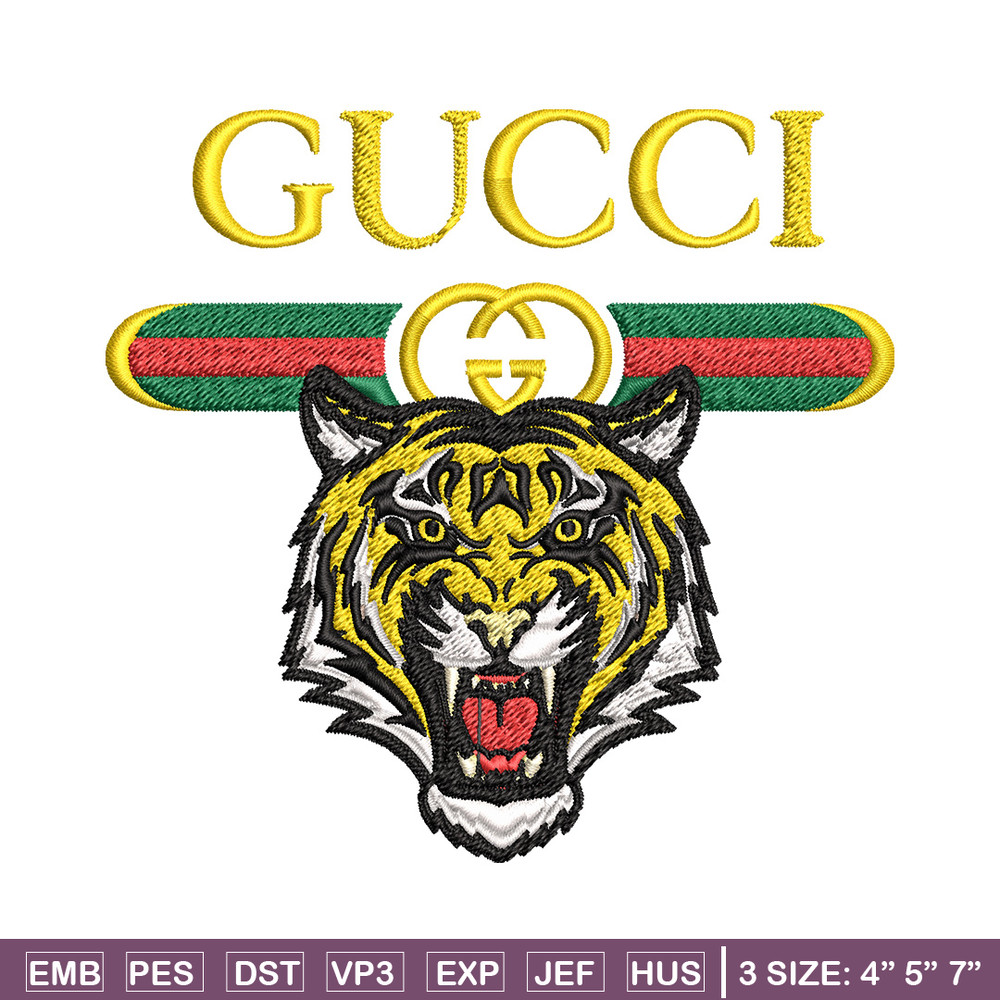 Tiger gucci Embroidery Design, Gucci Embroidery, Brand Embroidery, Logo shirt, Embroidery File, Digital download.jpg