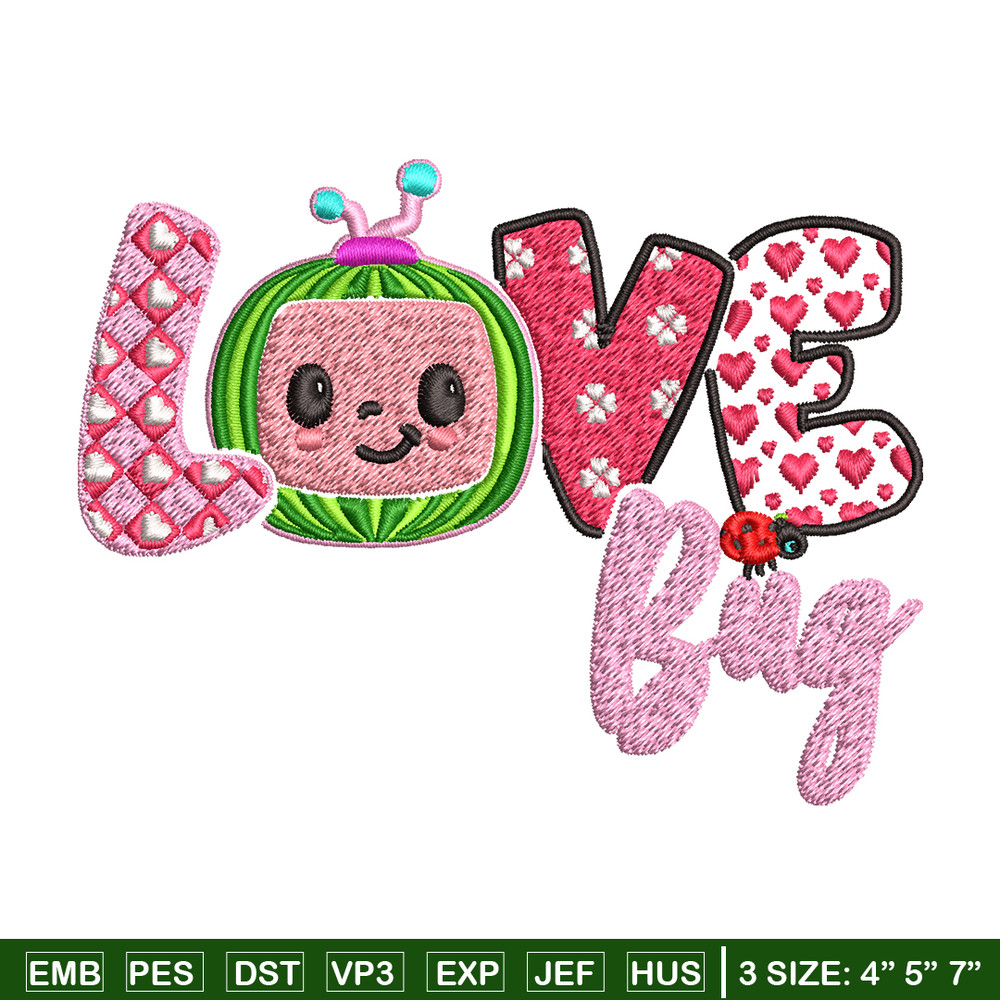 Love bug logo Embroidery design, Love bug logo Embroidery, logo design, Embroidery File, logo shirt, Digital download..jpg