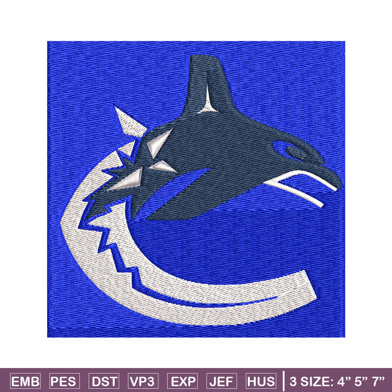 Vancouver Canucks logo Embroidery, NHL Embroidery, Sport embroidery, Logo Embroidery, NHL Embroidery design..jpg