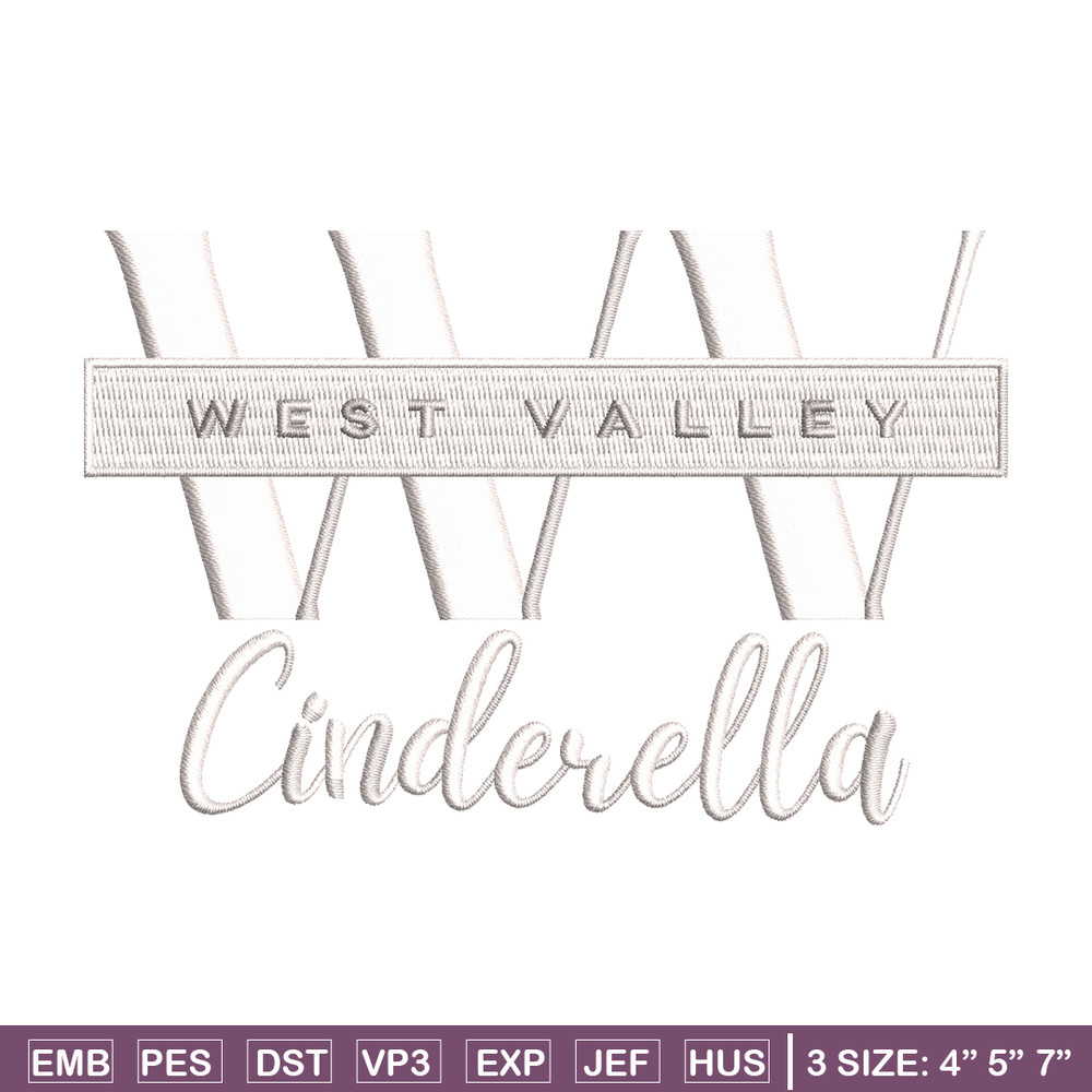 West Valley logo embroidery design, West Valley logo embroidery, logo design, Logo shirt, embroidery file, Digital download.jpg