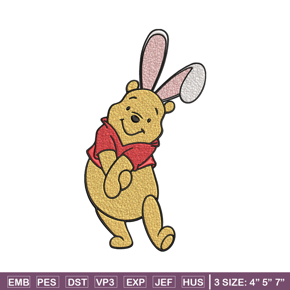 Winnie The Pooh Embroidery design, Winnie The Pooh Embroidery, Embroidery File, cartoon design, Digital download..jpg