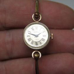 Vintage Women's mechanical watch CHAIKA Gold-plated Vintage USSR