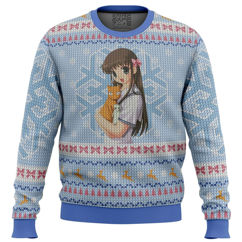 Fruits Basket Tooru Honda All OVer Print Hoodie 3D Zip Hoodie 3D Ugly Christmas Sweater 3D Fleece Hoodie