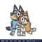 Mom and Dad Bluey Embroidery, Bluey Embroidery, Embroidery File, cartoon design, cartoon shirt, Digital download..jpg