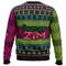 Invader ZiM All Over Print Hoodie 3D Zip Hoodie 3D Ugly Christmas Sweater 3D Fleece Hoodie