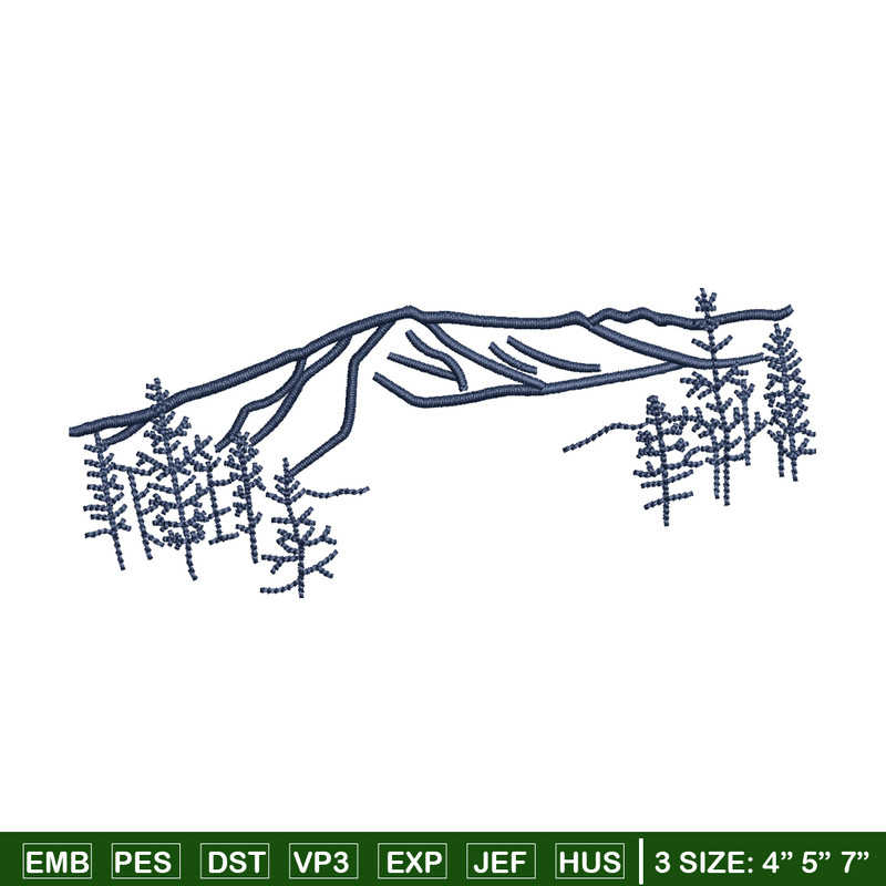 Mountain embroidery design, Mountain embroidery, Mountain design, embroidery file, logo shirt, Digital download..jpg