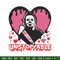 My love is Unstoppable Embroidery design, Michael Myers Embroidery, Embroidery File, halloween design, Digital download..jpg