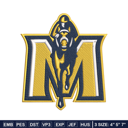 Murray State Racers embroidery, Murray State Racers embroidery, embroidery file, Sport embroidery, NCAA embroidery.