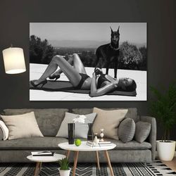 Helmut Newton Art Photography Painting Oil Canvas Print Reproduction Modern Artwork Abstract Wall Art Home Office Decora