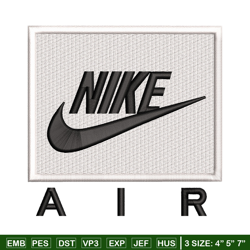 Nike Air embroidery design, Nike Air embroidery, Nike design, embroidery file, logo shirt, Digital download..jpg