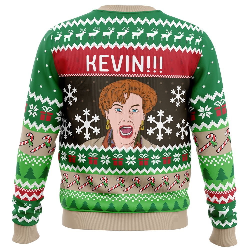 Kevin Home Alone All Over Print Hoodie 3D Zip Hoodie 3D Ugly Christmas Sweater 3D Fleece Hoodie