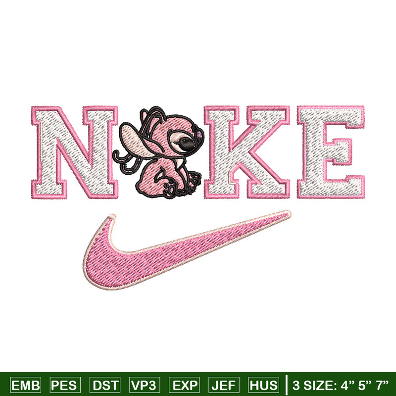 Nike pink stitch Embroidery Design, Stitch Embroidery, Nike Embroidery, Embroidery File, Logo shirt, Digital download.jpg
