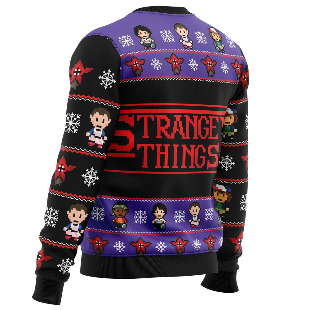 Stranger Things All Over Print Hoodie 3D Zip Hoodie 3D Ugly Christmas Sweater 3D Fleece Hoodie