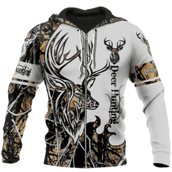 ggp20070119054 hunter hunting lovers deer hunting outshine camo zip up hoodies