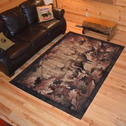 ggp20070119125 hunter hunting lovers deer hunting rug hunting