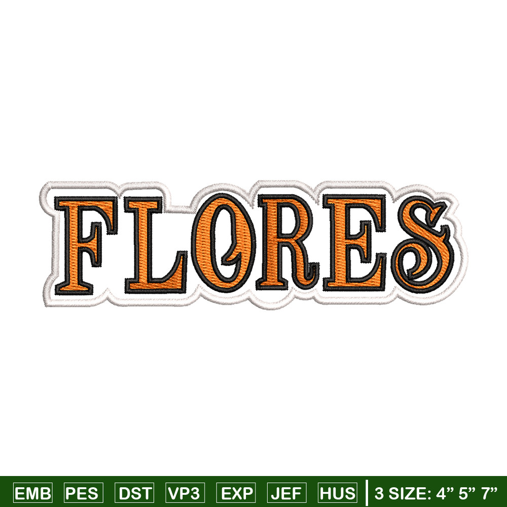 Orange Flores embroidery design, Orange Flores embroidery, logo design, embroidery file, logo shirt, Digital download..jpg