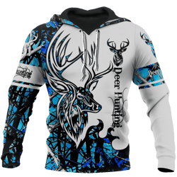 ggp20070119187 hunter hunting lovers deer hunting undertow camo 3d all over print hoodie