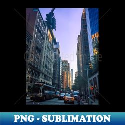 Madison Ave Manhattan New York City - Decorative Sublimation PNG File - Boost Your Success with this Inspirational PNG Download
