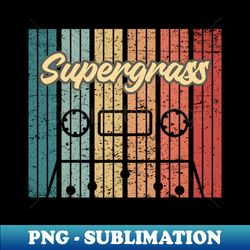 supergrass cassette retro vintage - Unique Sublimation PNG Download - Stunning Sublimation Graphics