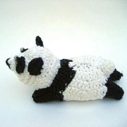 Souvenir toy Panda, amigurumi panda, handmade, panda a pendant on a bag, panda a suspension on the car mirror, kids toy