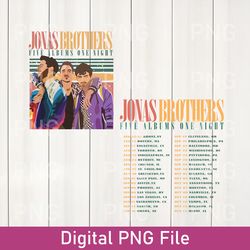 jonas brothers 2 sides png, jonas brothers the eras tour, vintage nick joe kevin jonas tour, jonas brothers albums png
