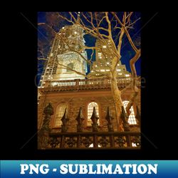 St Pauls Chapel Manhattan New York City - Exclusive PNG Sublimation Download - Create with Confidence