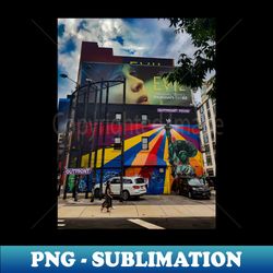 Soho  Street Art Manhattan New York City - Vintage Sublimation PNG Download - Defying the Norms
