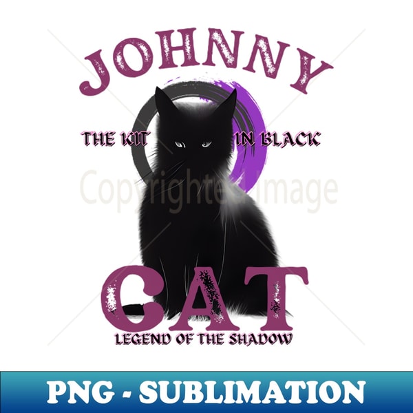 Johnny Razor Cat Johnny Cat Legend of the Shadow - PNG Sublimation Digital Do - Inspire ...