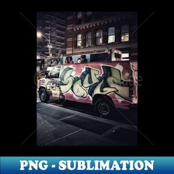 NoLita Manhattan New York City - Retro PNG Sublimation Digital Download - Unleash Your Creativity