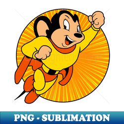 Mighty Mouse - Childhood Cartoon - Superhero - Trendy Sublimation Digital Download - Perfect for Sublimation Mastery