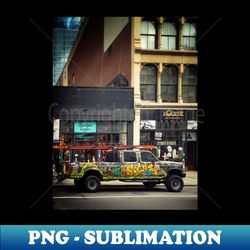 Soho Manhattan New York City - Decorative Sublimation PNG File - Fashionable and Fearless